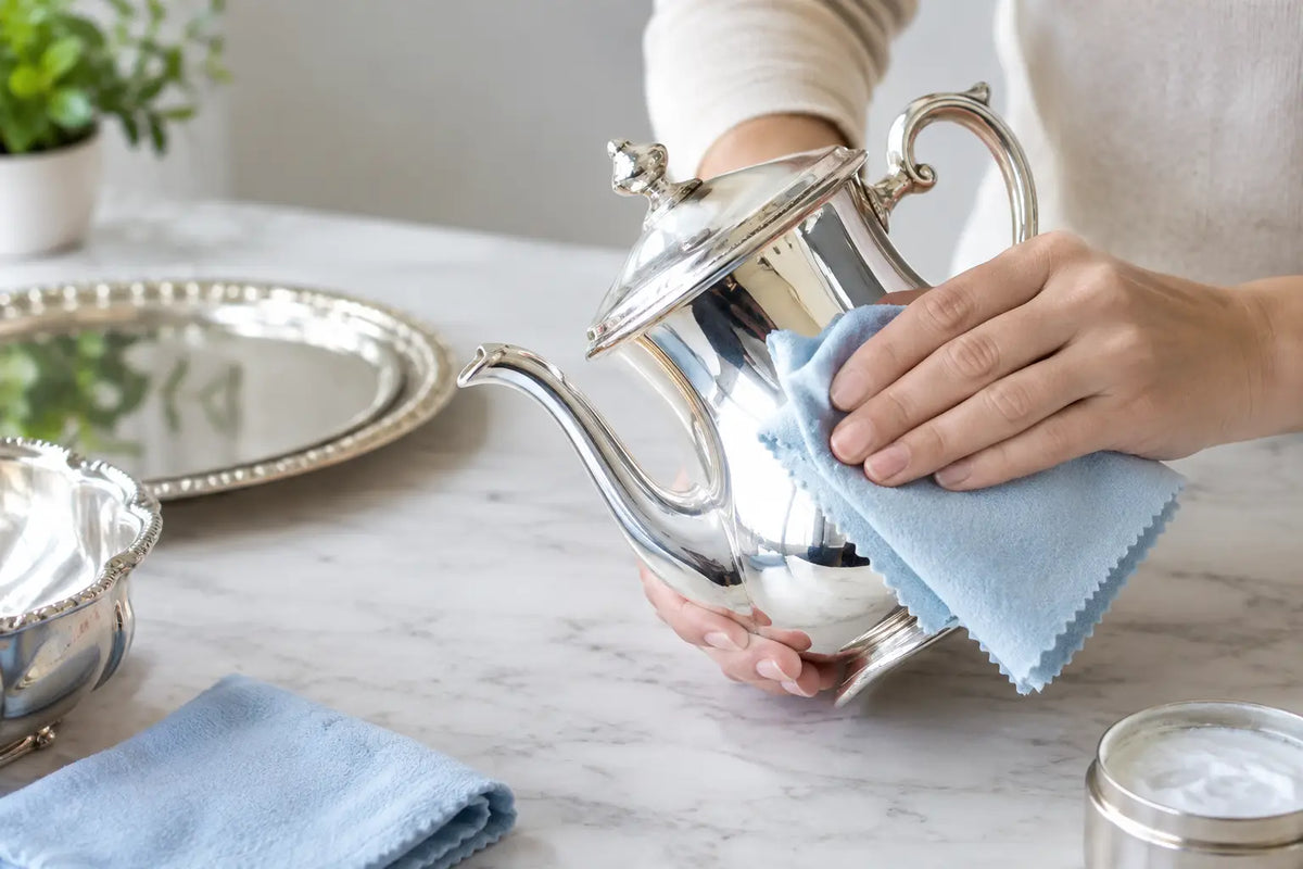 How to Polish Silverplate Without Damaging It