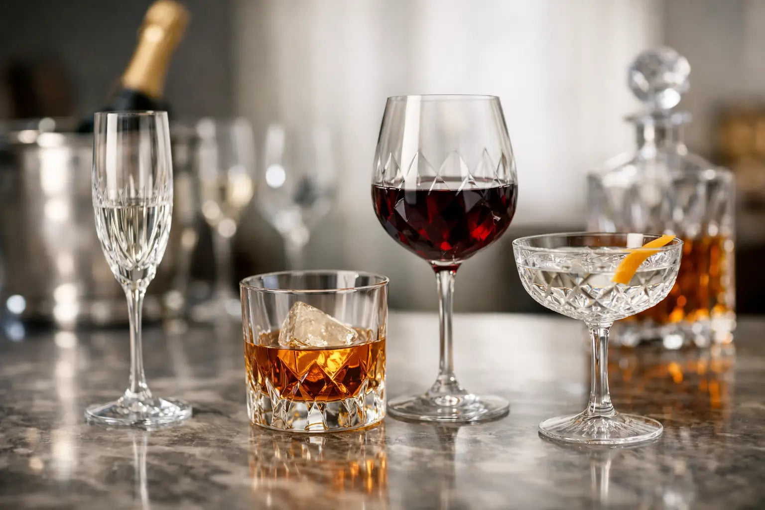 How to Select Crystal Glasses for Every Occasion