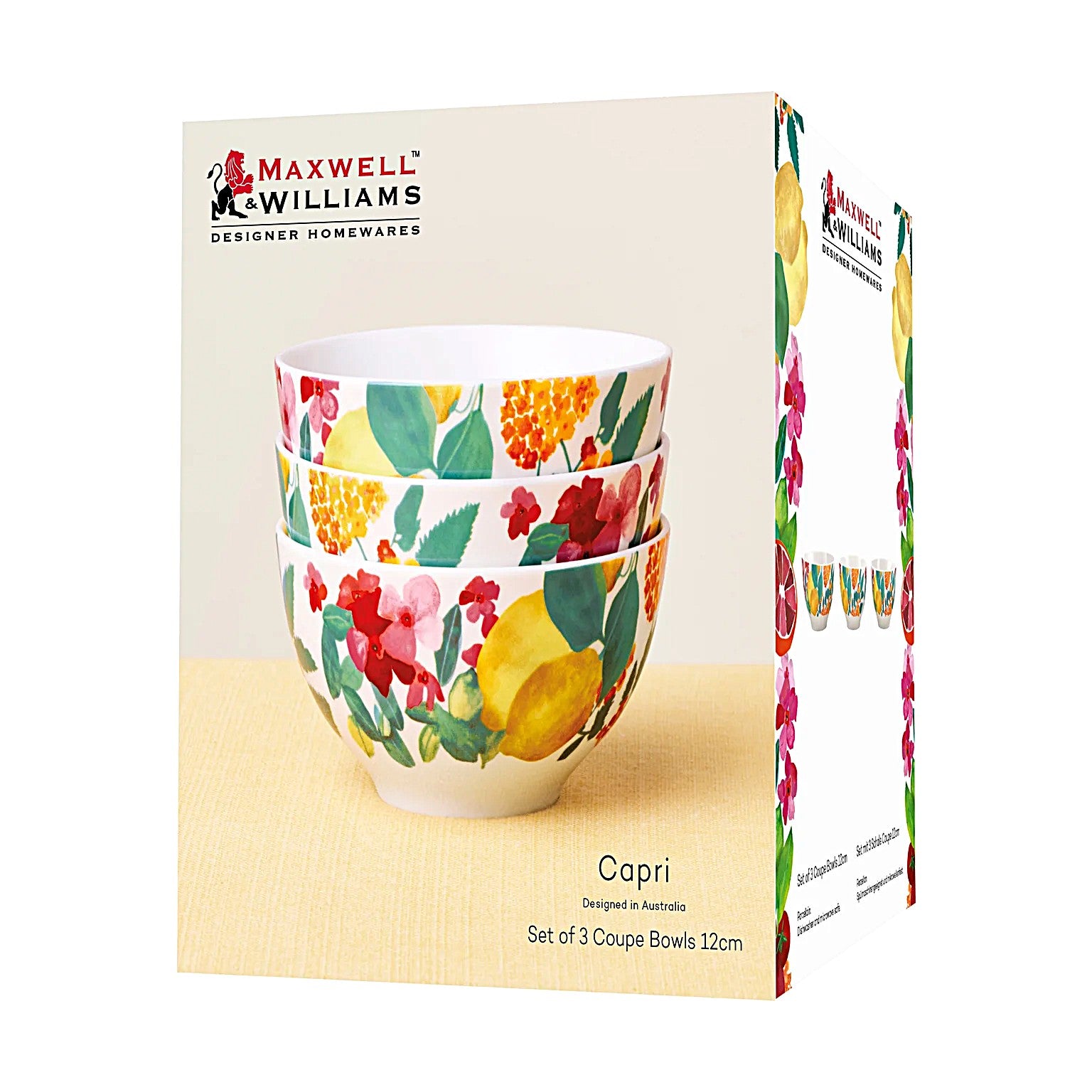 Maxwell & Williams Capri Bowls 12cm Set of 3