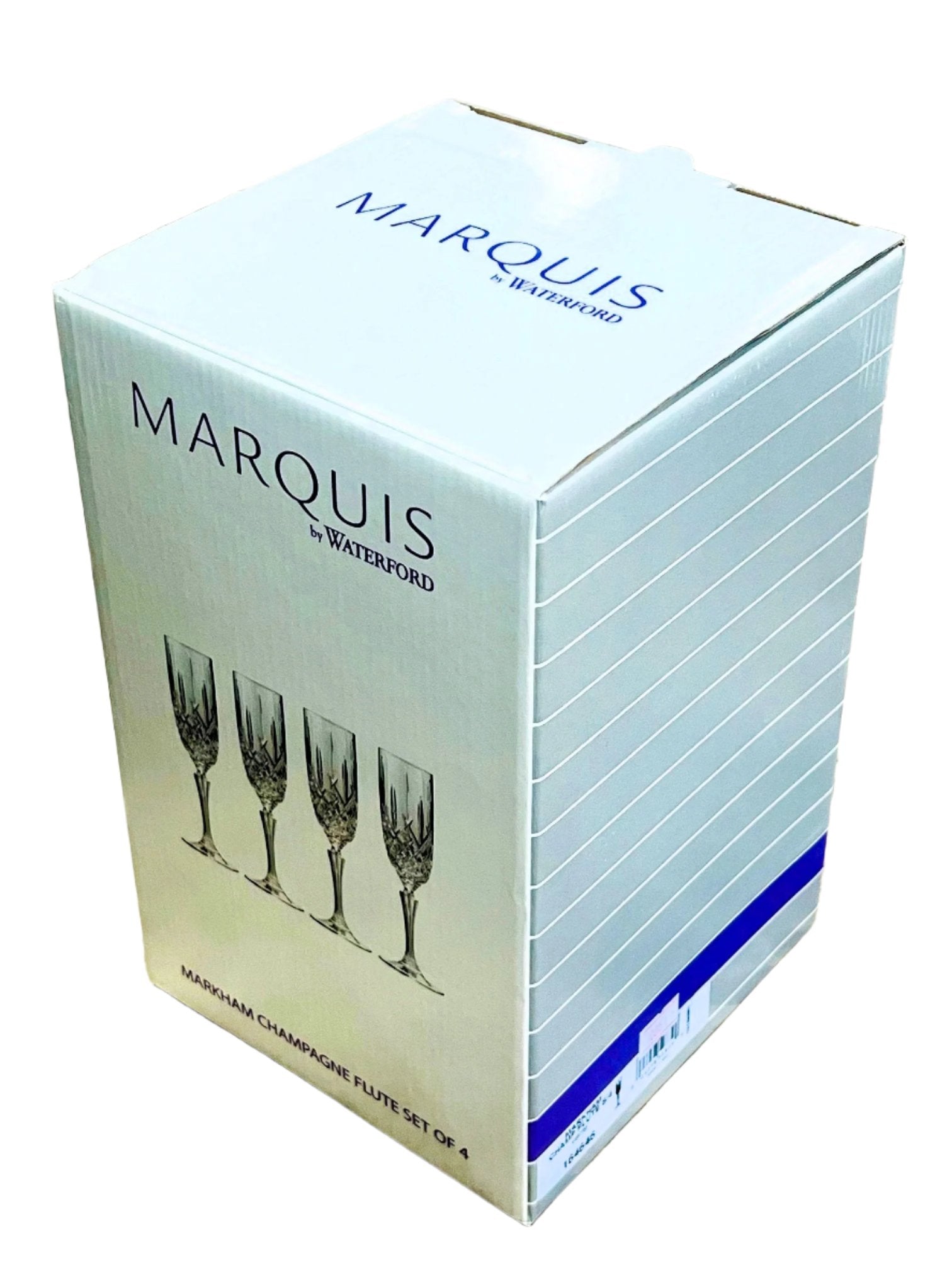 Waterford Markham Flutes 4 piece set - 7.5-oz Marquis collection