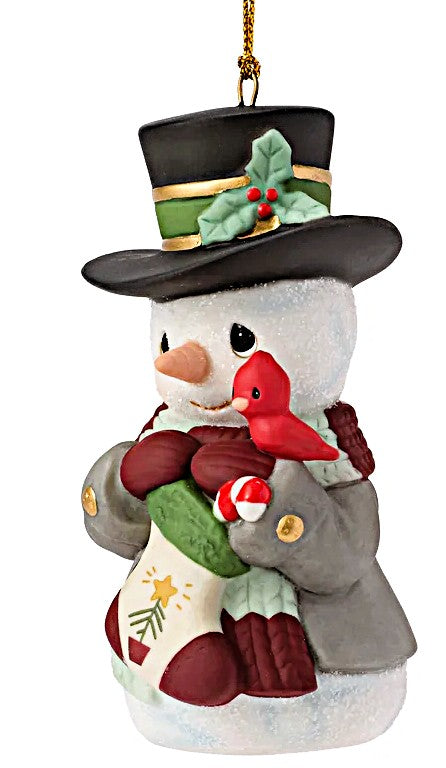 Precious Moments 2026 Snowman Ornament