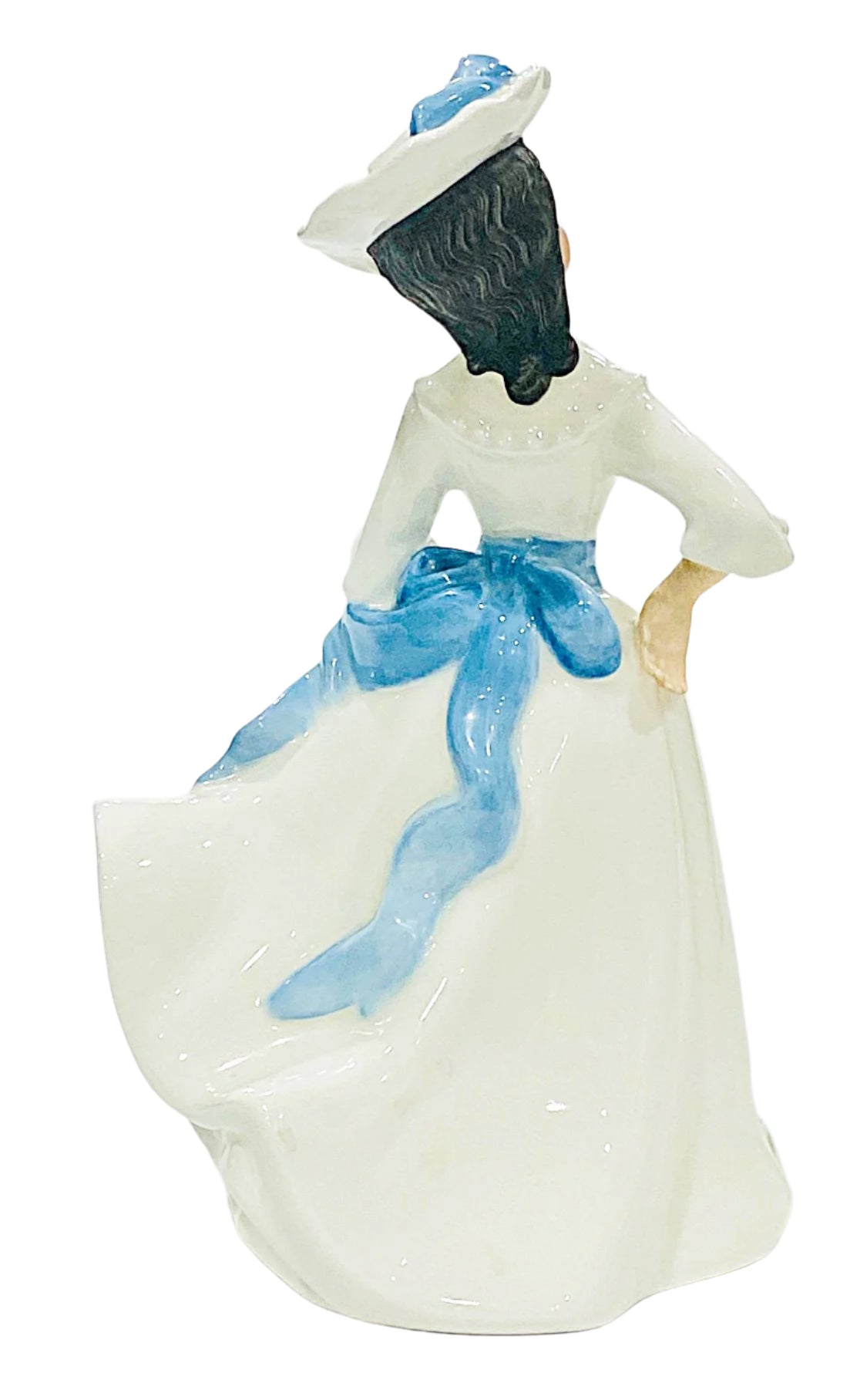 Royal Doulton Margaret figurine HN2397 bone china hand made and painted blue in England