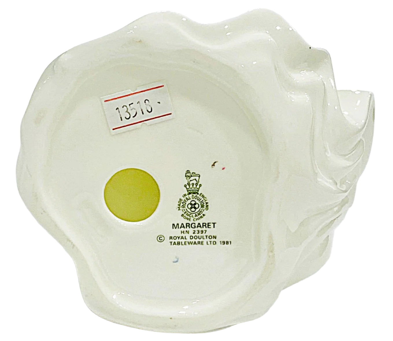 Royal Doulton Margaret figurine HN2397 bone china hand made and painted blue in England