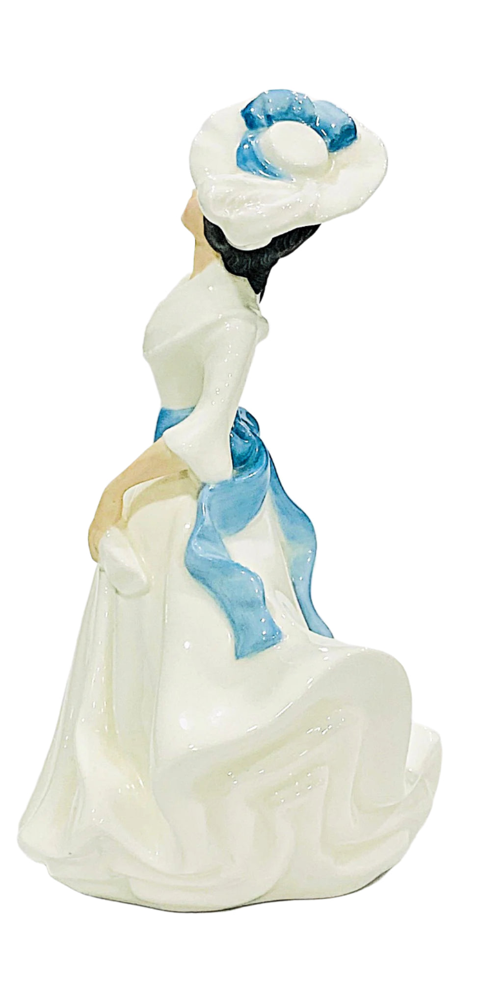 Royal Doulton Margaret figurine HN2397 bone china hand made and painted blue in England
