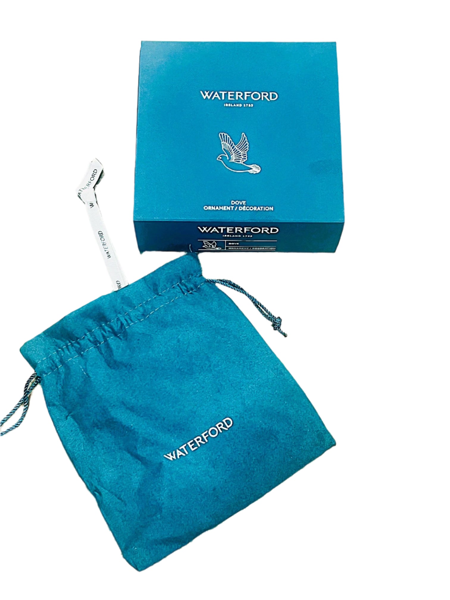 Waterford Dove of peace crystal ornament 3.5" X 3.5" X1"