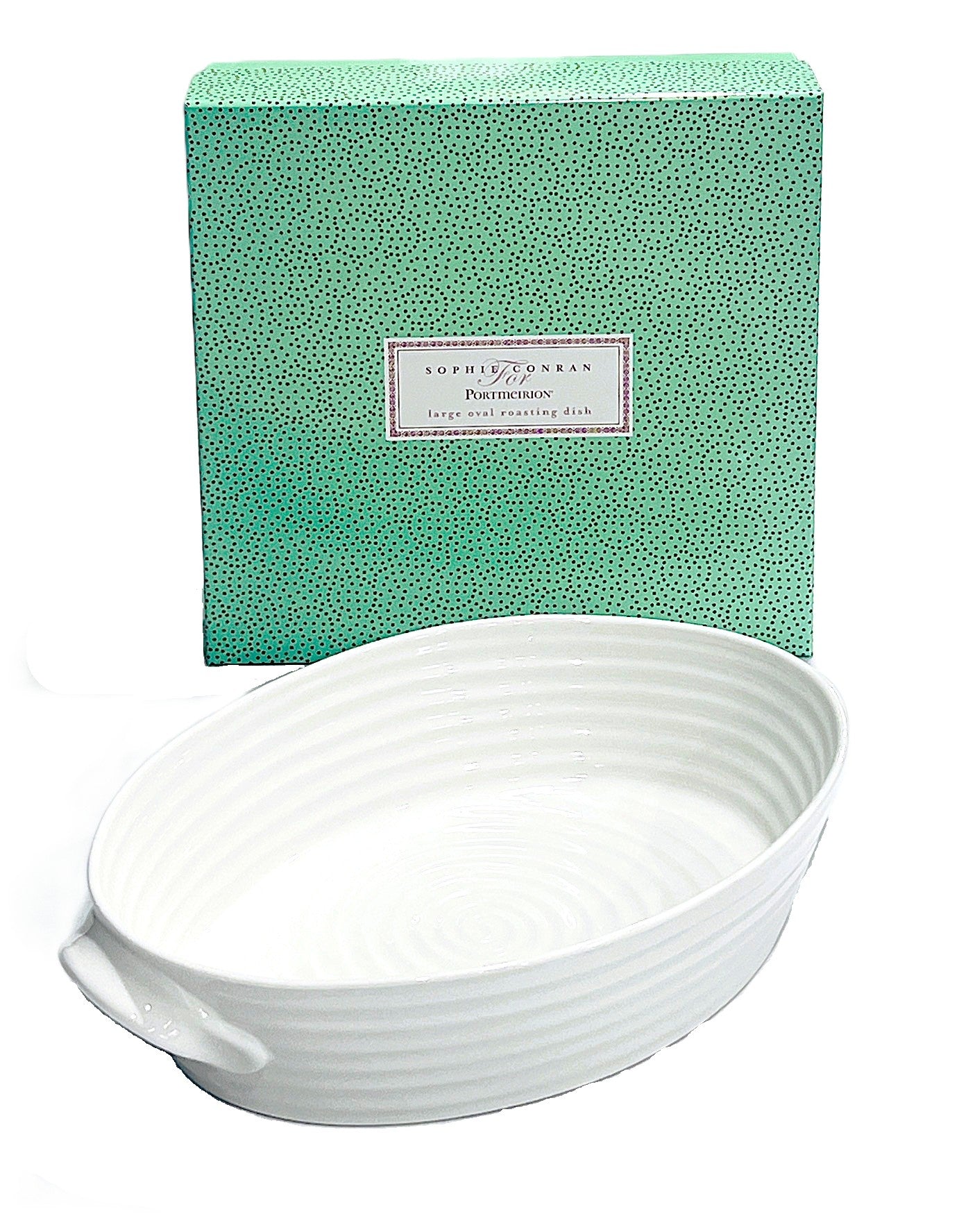 Sophie Conran White Roaster 14"X10" Oval from Portmeirion