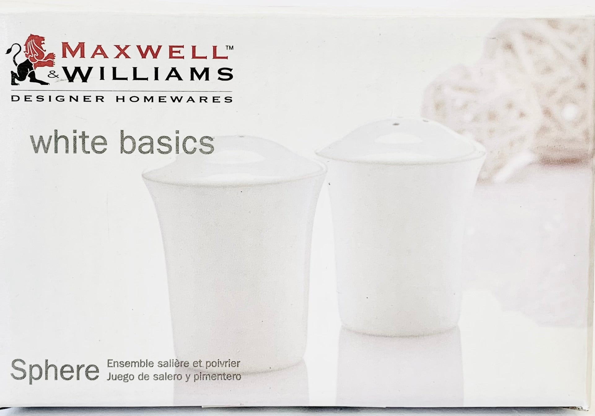 Maxwell & Williams Salt & Pepper Set Sphere Collection