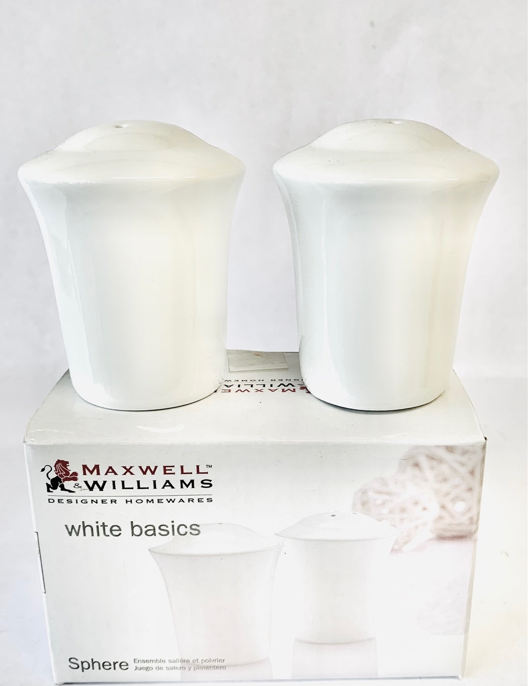 Maxwell & Williams Salt & Pepper Set Sphere Collection