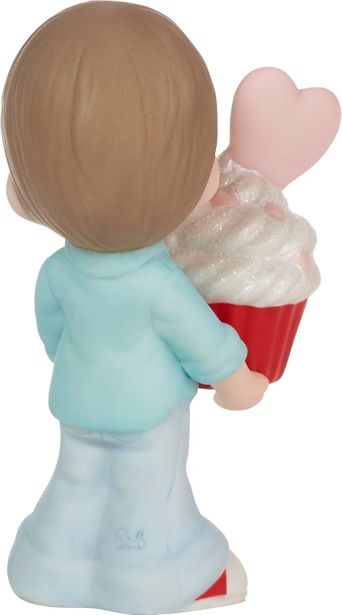 Precious Moments 'You bake me happy' Boy holding cupcake