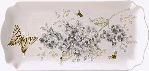 LENOX Butterfly Meadow Rectangular Tray 9.5"long X 4.5"wide X .7"high