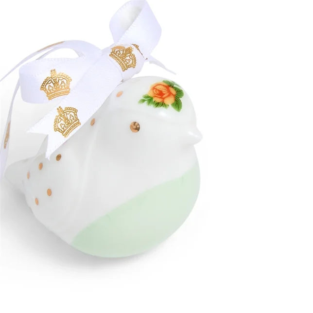 Royal Albert Old Country Roses Robin Ornament