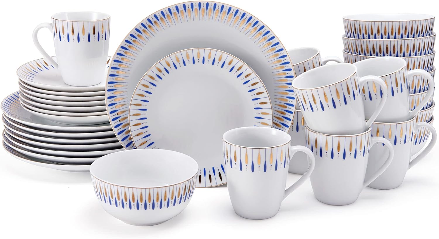 Mikasa Starburst 32 Piece Dinner Set