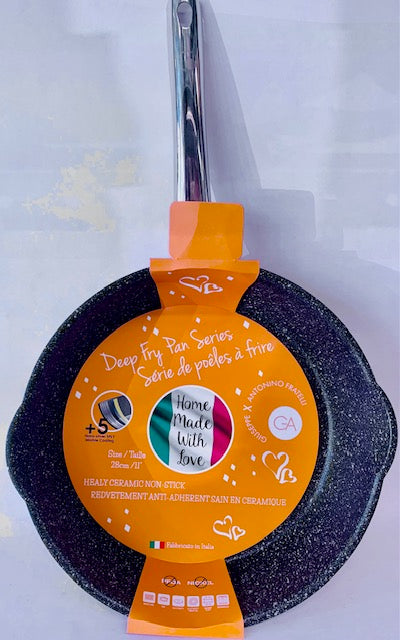 Frypan Healthy Ceramic Non-Stick 28CM 5 Ply Marble Coating