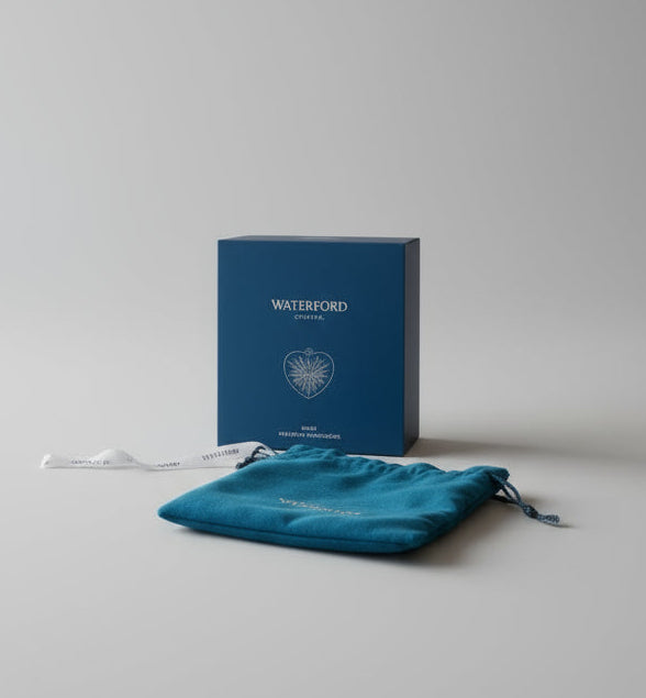 Waterford branded box and drawstring bag
