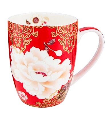Maxwell & Williams Kimono Mug Red 400-ml Dishwasher and Microwave Safe
