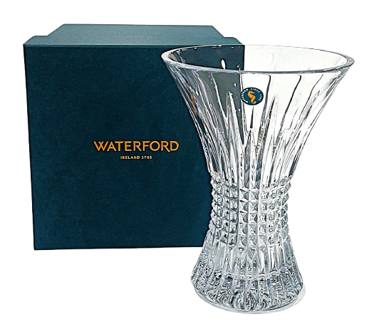 Waterford Lismore Diamond Vase 8" Clear 20cm