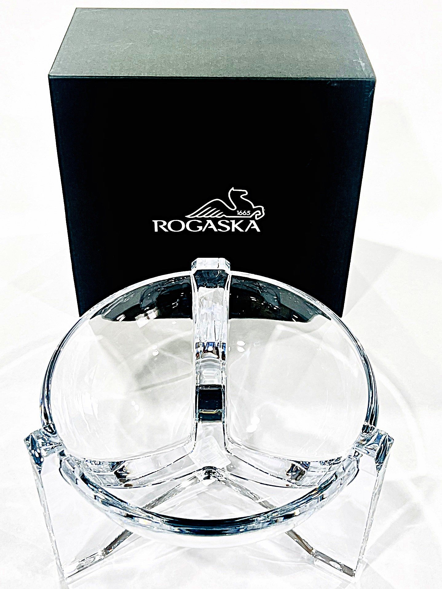 Rogaska Avant Garde Bowl - Crystal 11"Diameter X 4.75" high