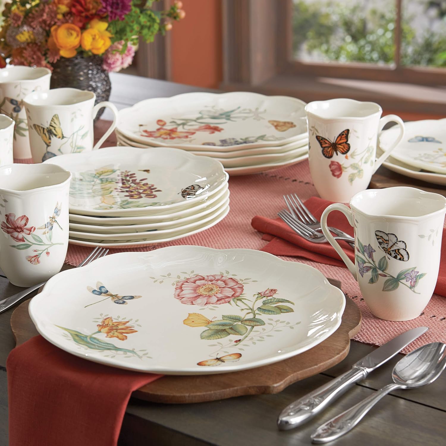 Lenox Butterfly Meadow 18-Piece Dinnerware Set