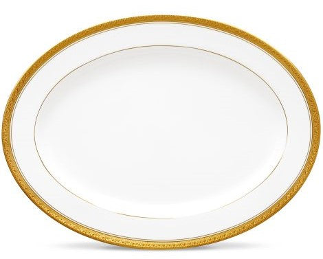 Noritake Crestwood Gold 50 piece Dinnerware set, service for 8