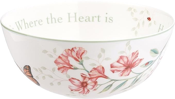 Lenox Butterfly Meadow "Home is Where The Heart is" Bowl