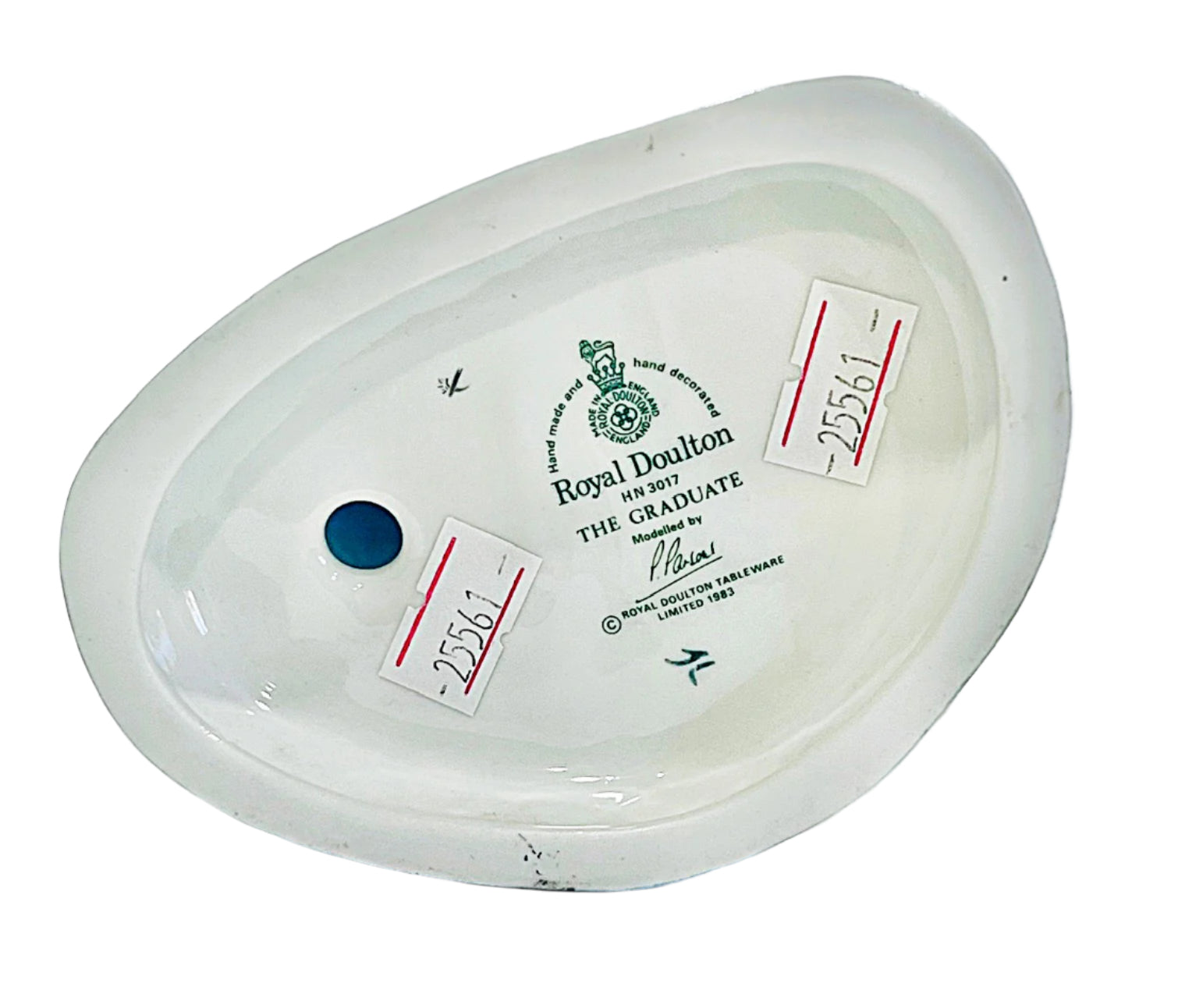 Royal Doulton dish with branding and product details on a white background