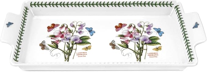 Botanic Garden Sandwich Tray by Portmeirion 14.5" X 7" X 1.75" Porcelain