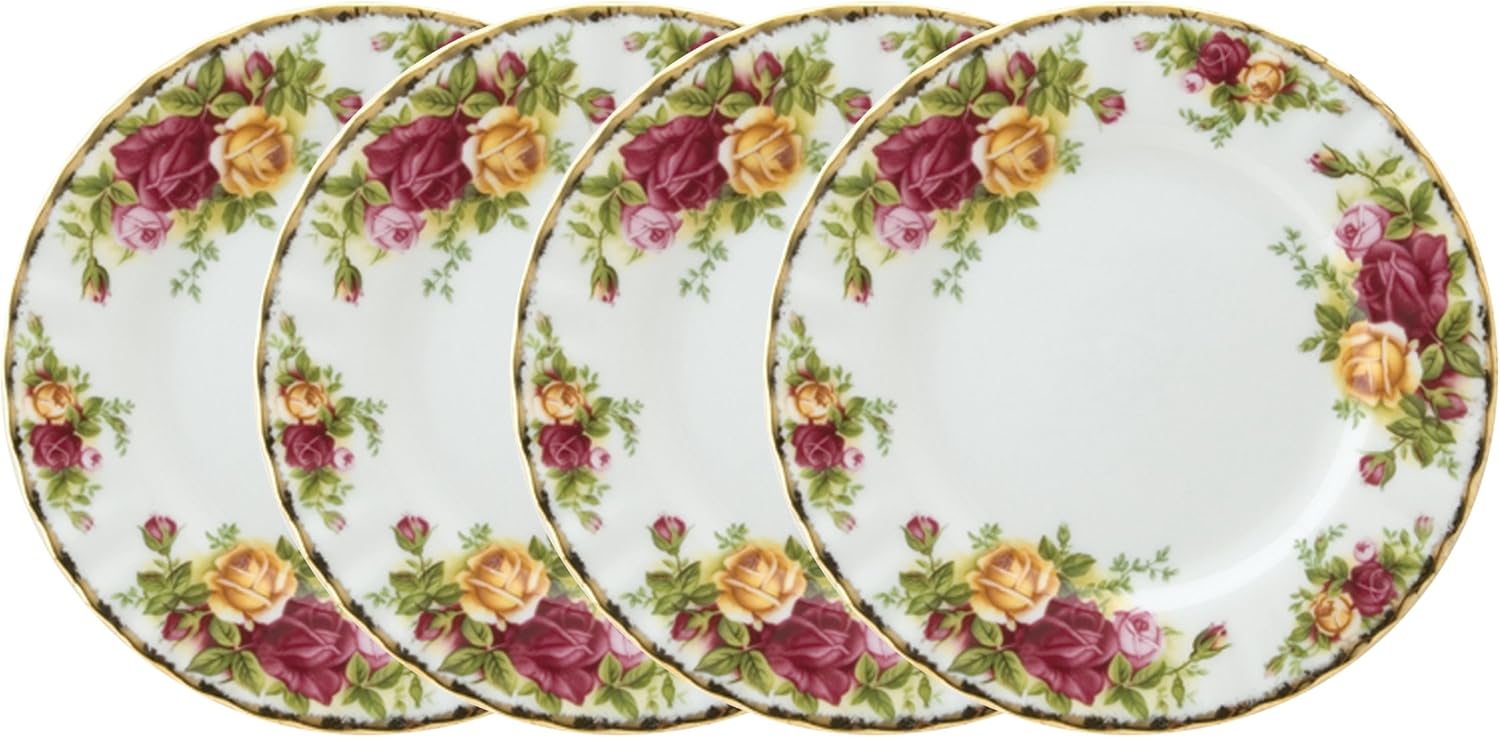 Royal Albert Old Country Roses 4 Bread and Butter Plate 16cm