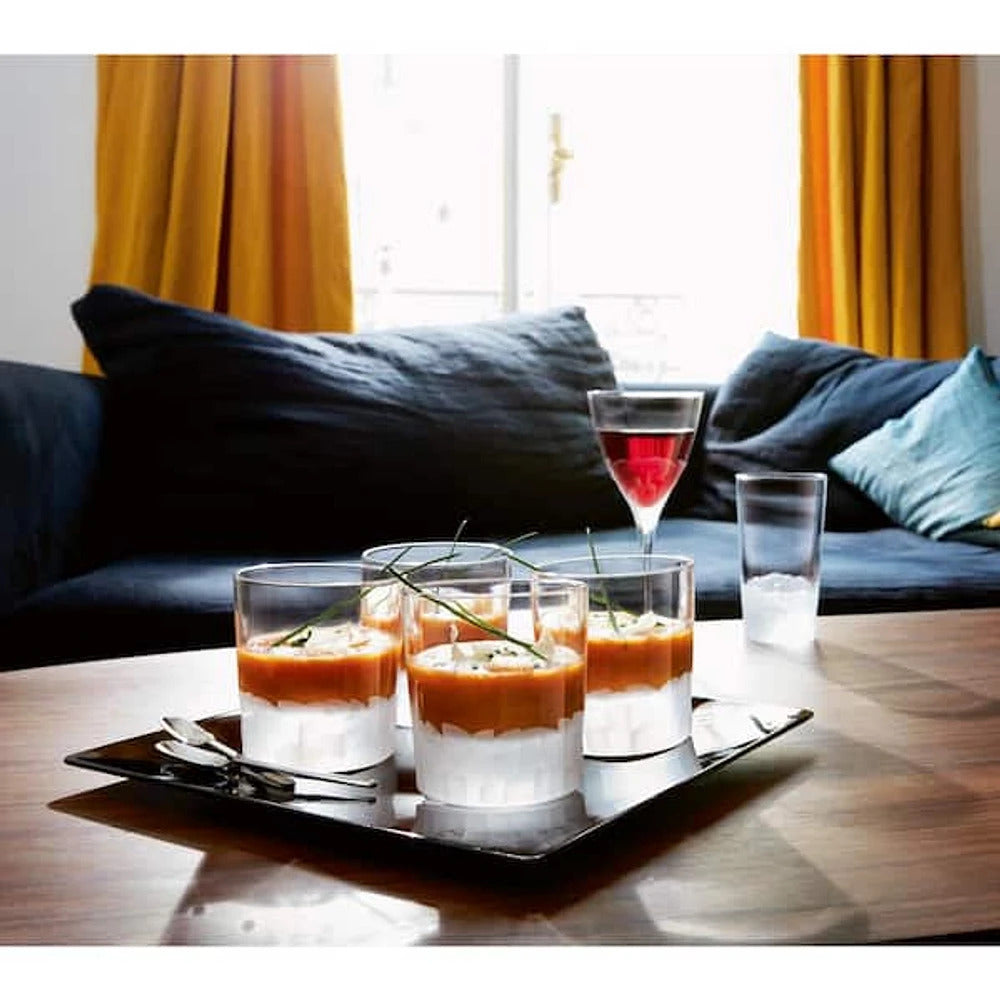 Cristal D'Arques Intuition Crystal 4 Double Old Fashion Tumblers 10.75-OZ