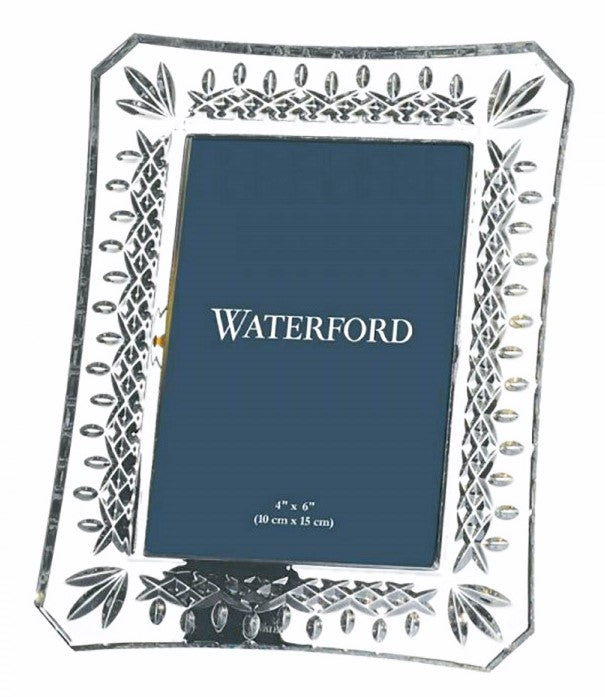 Waterford  Lismore Frame 4" X 6'' Hand Cut Crystal