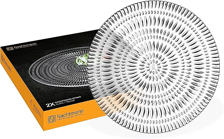 Nachtmann Ethno Platter 32cm Crystal Set of 2
