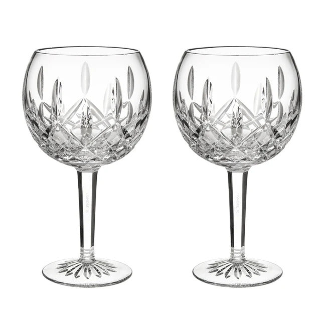 Waterford Lismore Balloon Wine set of 2