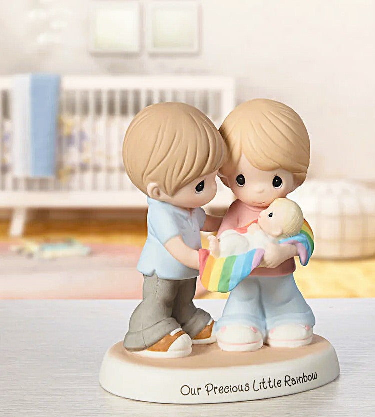 Precious Moments (our precious little rainbow) Figurine Porcelain