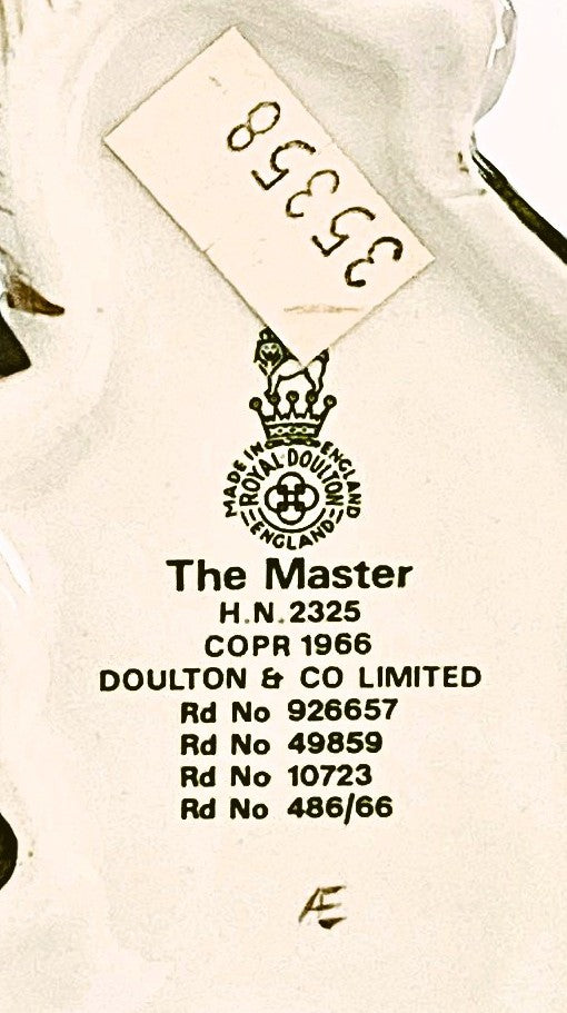 Doulton & Co Limited label on a ceramic product with branding and product details.