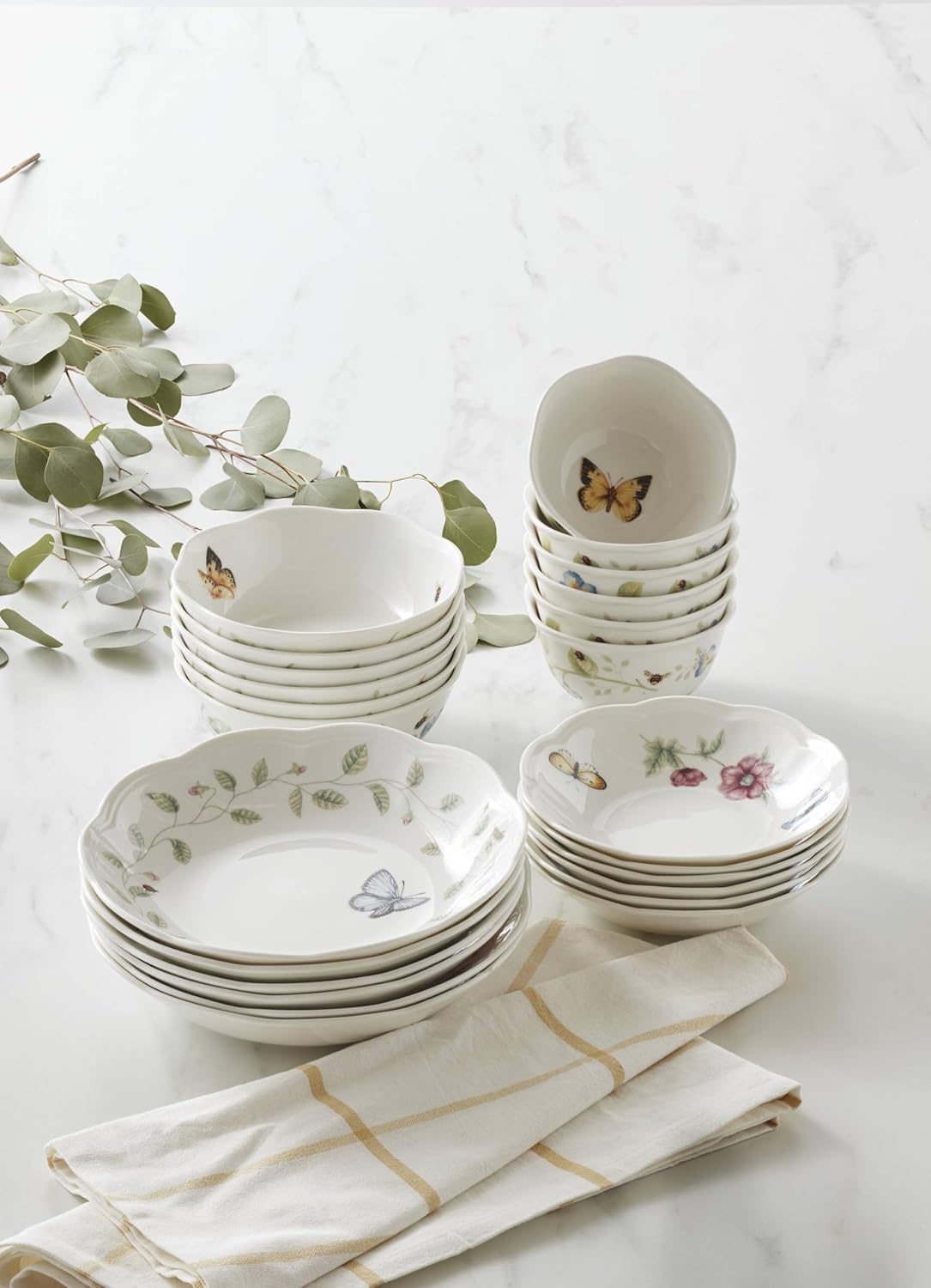 Lenox Butterfly Meadow 24 piece bowls set 895704