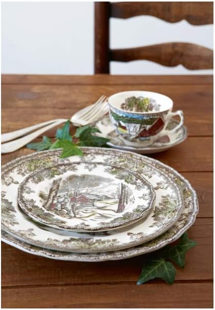 Johnson Brothers Friendly Village 20-Piece Dinnerware Set, Multicolor, 10.5