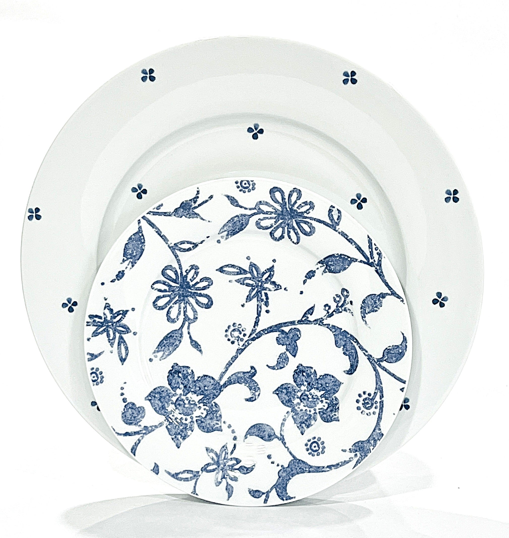 Blue Indigo 16 piece dinnerware set Porcelain by Portmeirion