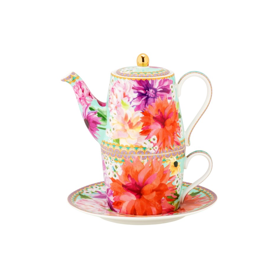 Tea for one Dahlia Sky By Maxwell & Williams 340ML