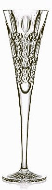 Clear crystal Colleen champagne flute