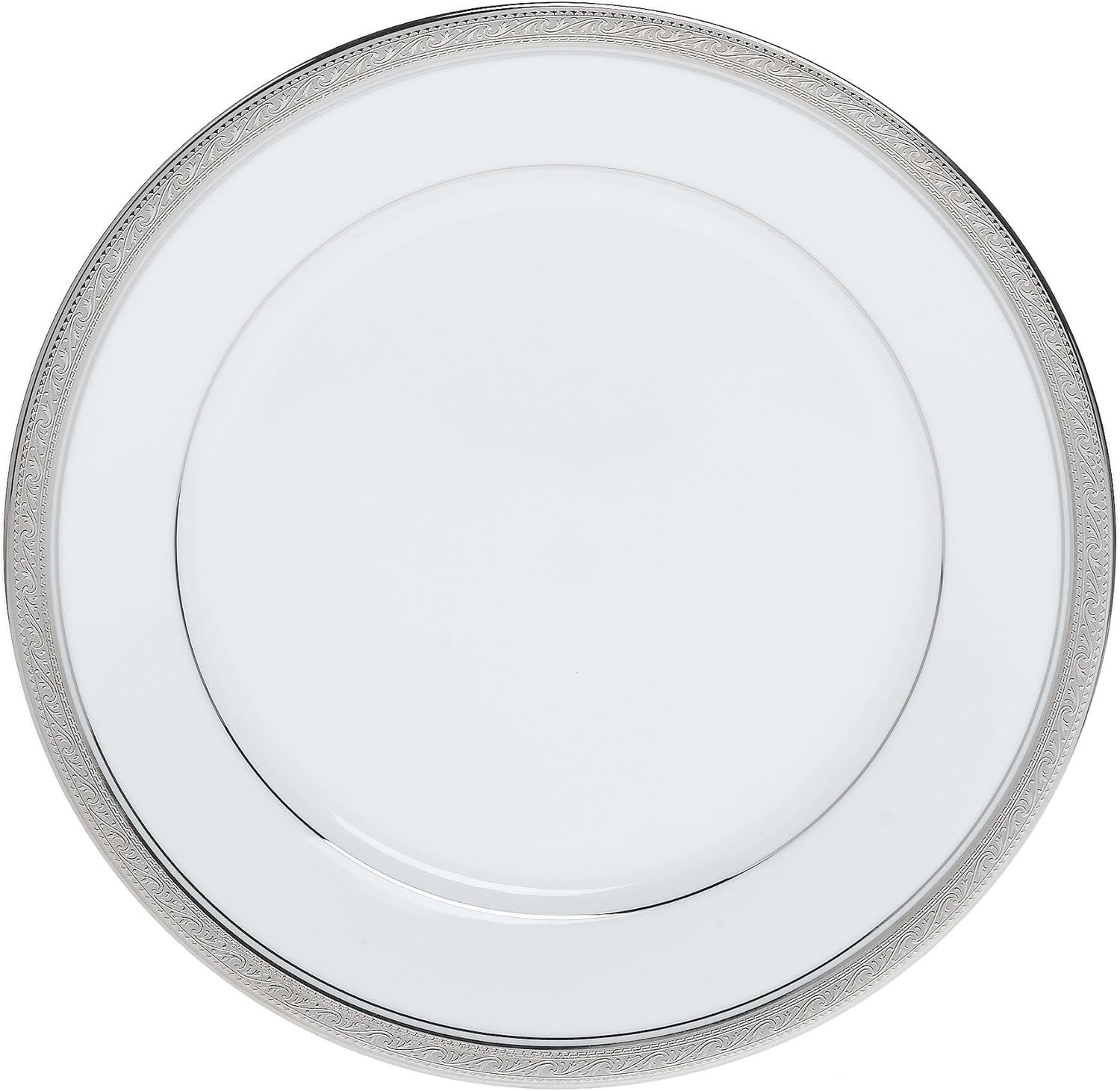 Noritake Crestwood Platinum 50 Piece Dinner Set, Service for 8 Porcelain