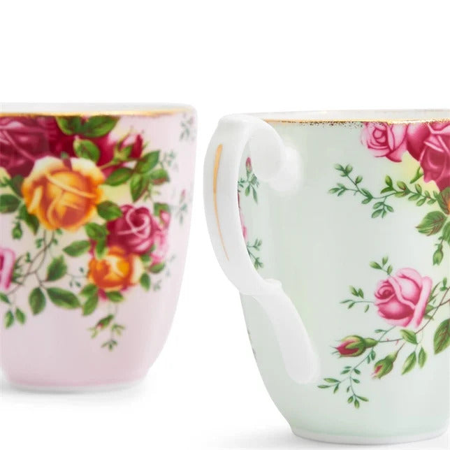 Royal Albert Old Country Roses 4 Mugs Bone China