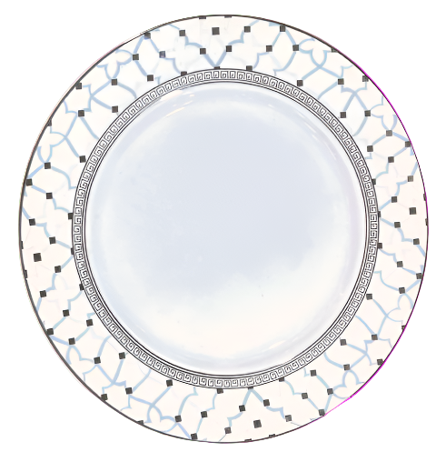 Dinnerware 46 Piece Set, Service for 12, Atlas Platinum Collection by Success Bone China, Light weight, Extra white Body, stronger than porcelain, chip resistant