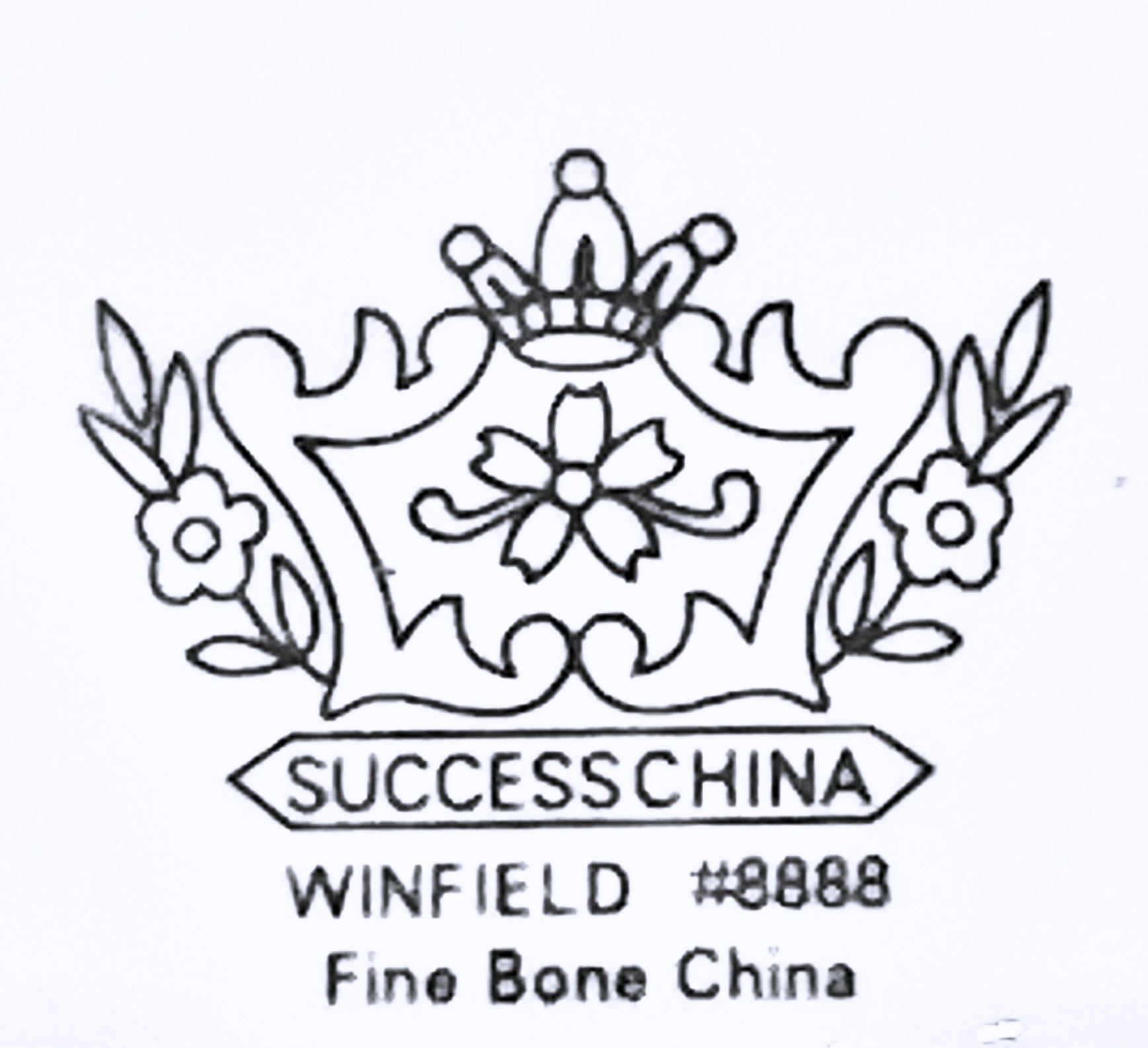 Dinnerware 58 Piece Set, Bone China Service for 8, includes 10 Serving Pieces, Winfield Platinum Collection by Success