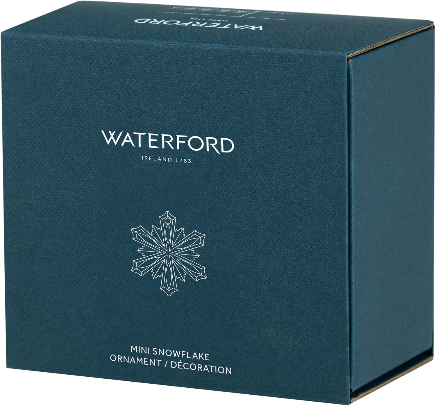 Waterford Snowflake Crystal Ornament 2.5"round X .4"thick