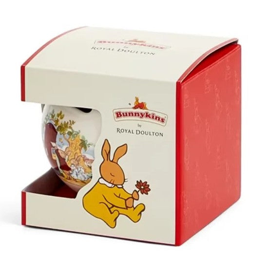 Royal Doulton Bunnykins Money Ball, Assorted Motif 3.75"diameter X 3.5"tall Bone china,