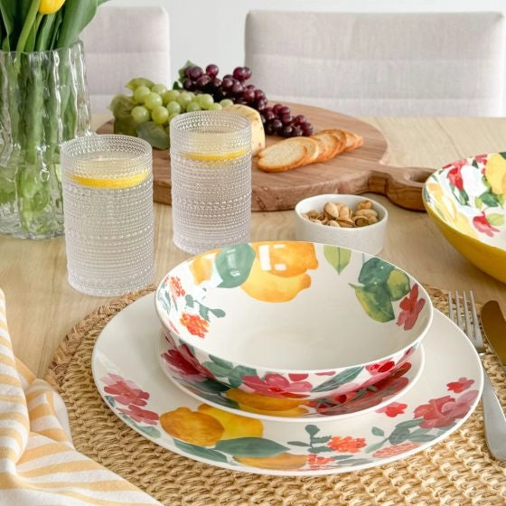 Maxwell & Williams Dinnerware 12-Piece Set, Capri collection