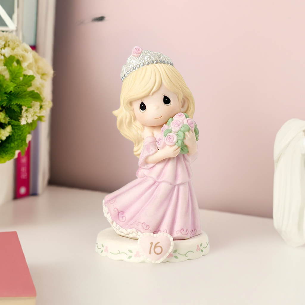 Precious Moments Age 16 Girl Birthday Gifts, Growing in Grace, Princess Porcelain Figurine