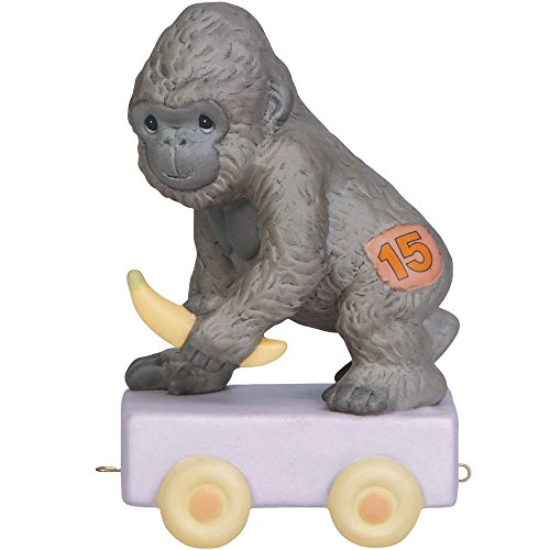 Precious Moments Birthday Train Age 15 (It's Your Birthday Go Bananas) Figurine. - Royal Gift