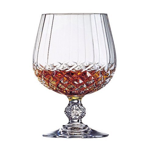 Cristal D'Arques Longchamp Brandy Glasses Set of 6 Made in France 10.75-OZ / 32-cl - Royal Gift