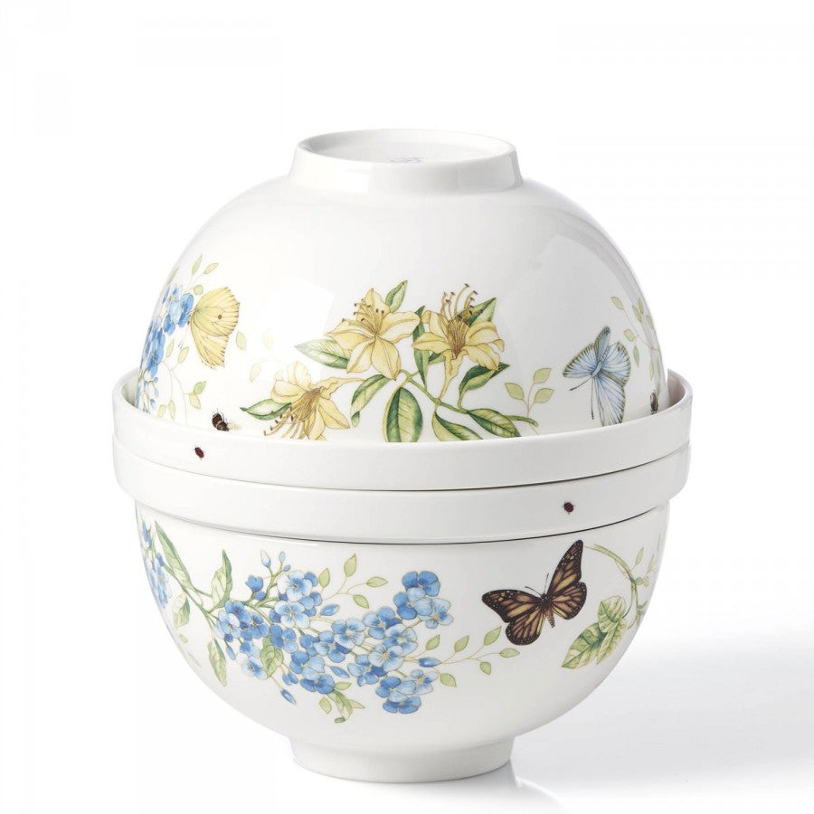 Lenox Butterfly Meadow Nesting Bowl 8 Piece Set - Royal Gift