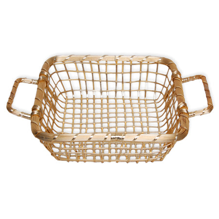 Bread Basket Brass 13"wide X 9.6"deep X 4"high